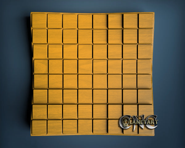 Chessboard, 3D STL Model 4492