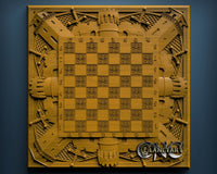 Chessboard Tower, 3D STL Model 4495