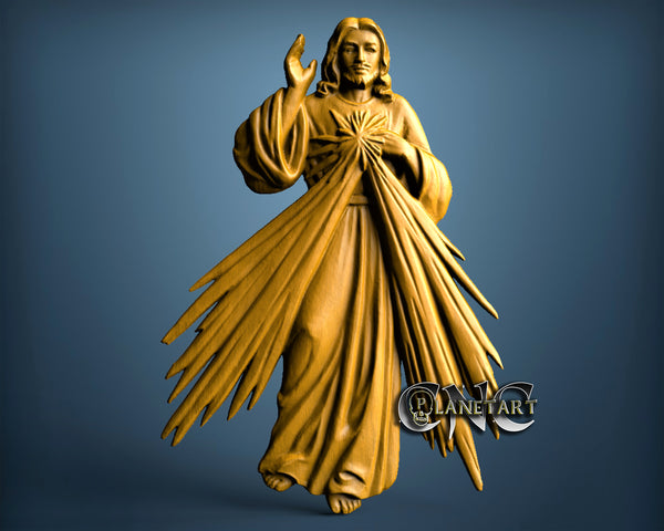 Jesus, 3D STL Model 4639