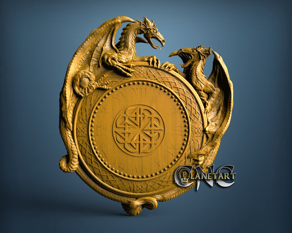 Game of Thrones Clock, 3D STL Model  6002