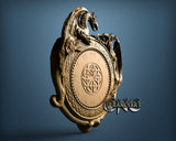 Game of Thrones Clock, 3D STL Model  6002