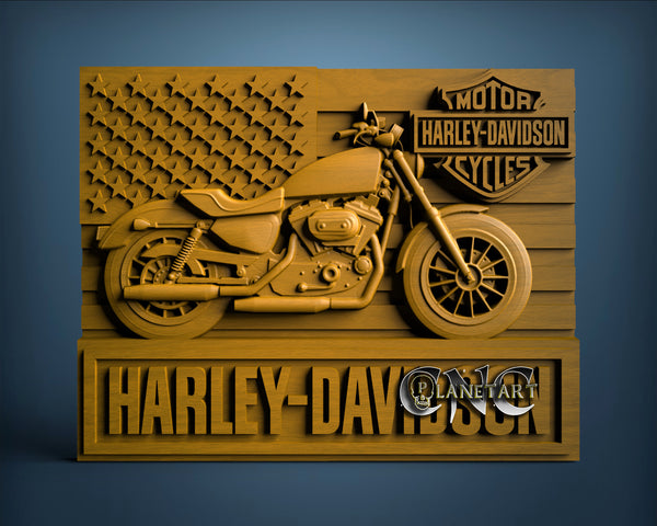 Harley Davidson Motors, 3D STL Model 6102