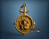 Lion Sea Captain, 3D STL Model 6213