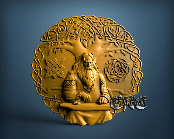 Viking, Tree of Life 3D STL Model 6248