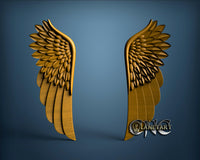 Angel Wings, 3D STL Model 6320