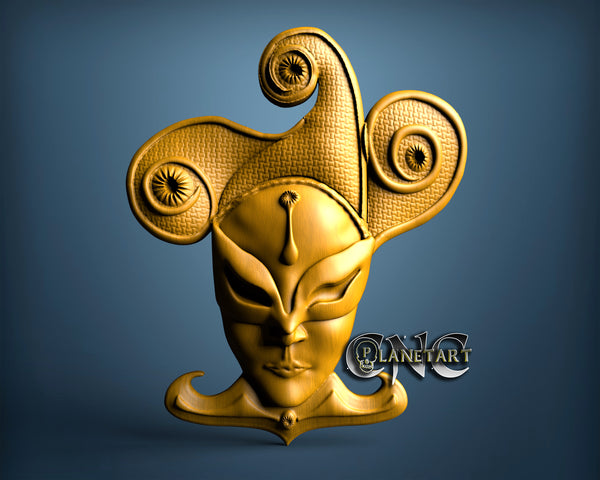 Venice Mask, 3D STL Model 6366