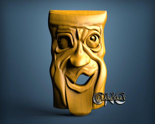 Bird House Old Man, 3D STL Model 6380