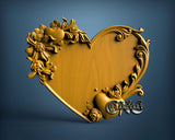 Valentine Photo Frame, 3D STL Model 6493