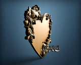 Valentine Photo Frame, 3D STL Model 6493