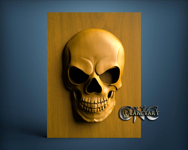 Artistic Skull, 3D STL Model 6505