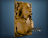 Lady from Earth, 3D STL Model 6529