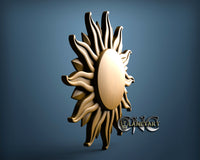 Sun, 3D STL Model 6548 v2