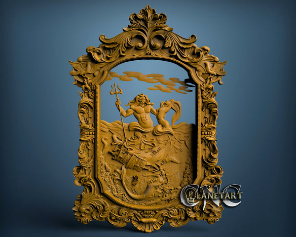 Poseidon, 3D STL Model 6573