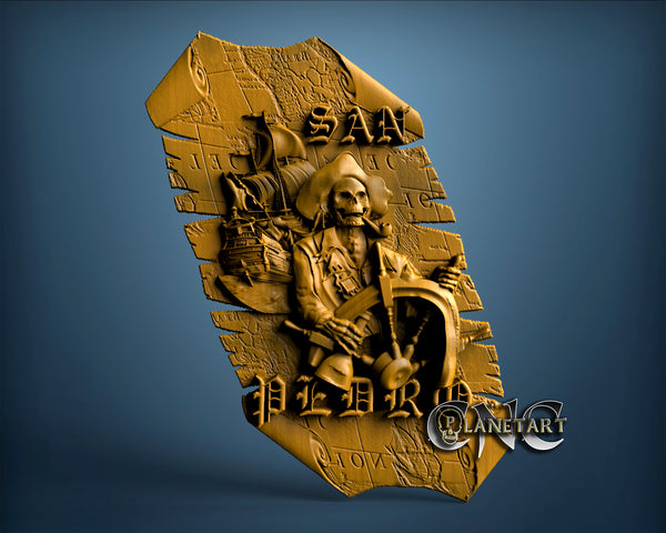 San Pedro, 3D STL Model 6598