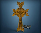 Celtic Cross, 3D STL Model 6653