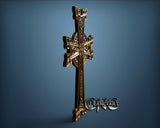 Celtic Cross, 3D STL Model 6653