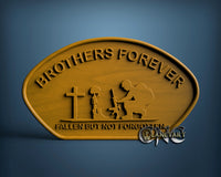 Brothers Forever, 3D STL Model 6684