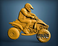 Bike Rider  3D STL Model 6711