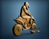 Bike Rider  3D STL Model 6711