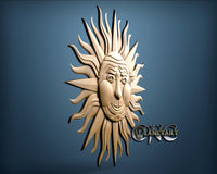 Majestic Sun, 3D STL Model 6757