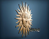 Majestic Sun, 3D STL Model 6757