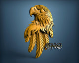 Eagle, 3D STL Model 7000