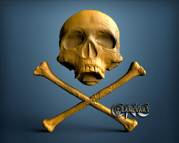 Skull, 3D STL Model 7002