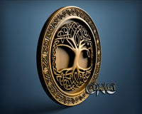 Tree of Life Celtic, 3D STL Model 7003