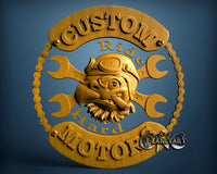 Custom Motors,  3D STL Model 9915