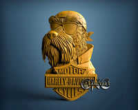 Harley the Dog, 3D STL Model  9924