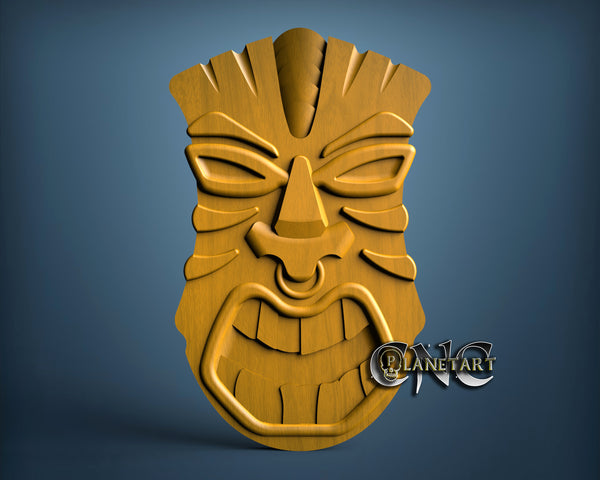 Tiki Mask 3D STL Model 9955