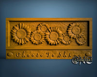 Sun Flower, 3D STL Model 6340