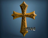 Celtic Cross, 3D STL Model 4724