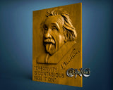 Einstein, 3D STL Model 3004