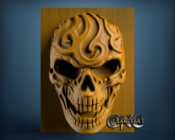 Skull, 3D STL Model 6501