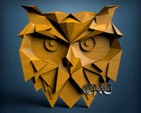 Geometrical Owl, 3D STL Model 6655