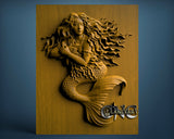 Mermaid, 3D STL Model 6560