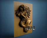 Mermaid, 3D STL Model 6560