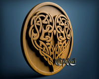 Celtic Heart, 3D STL Model 6654