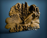 Mermaid, 3D STL Model 6561