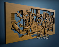 Steampunk Hull, 3D STL Model 6668
