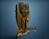 Heart Swan, 3D STL Model 2046