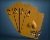 Ace of Spades, 3D STL Model 2070