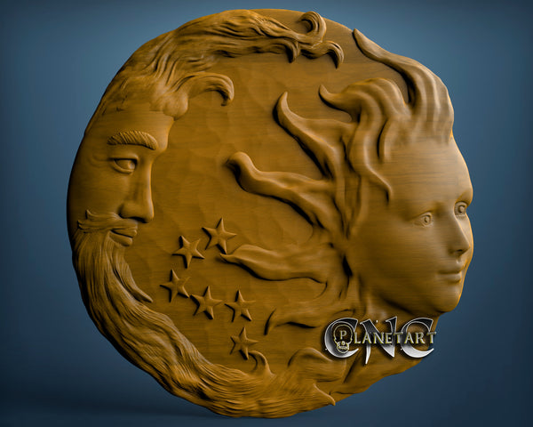 Sun Girl, 3D STL Model 6716