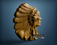 Indian, 3D STL Model 6710