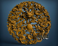 Dragons, 3D STL Model 1021