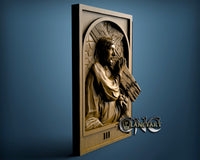 Jesus, 3D STL Model 4619