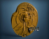 Bird and Girl, 3D STL Model 10203