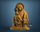 Virgin Mary, 3D STL Model 4669