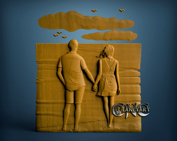 Couple, 3D STL Model 2842